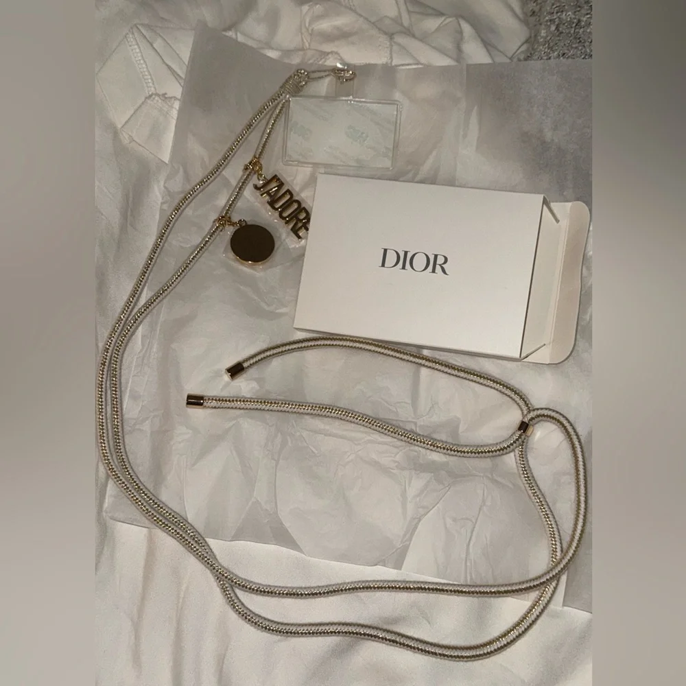 Dior J’adore phone strap